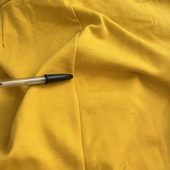 89th+Madison• Mustard Yellow Fall Women’s Midi Skirt, Size L - Picture 6 of 11